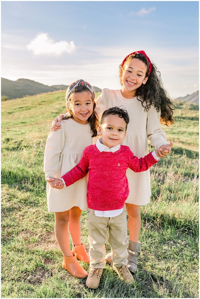 family photo shoot in santa monica mountains